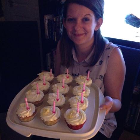 Thanks to Jo for the photo, and the cupcakes!
