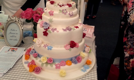 A cake at the Fiona Cairns stall